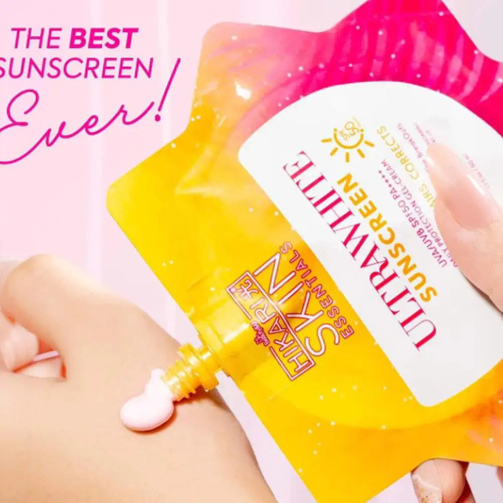 2/5/10PCS SPF50+ For Hikari Whitening Sunscreen Cream Moisturizing Nourishing Refreshing Sunscreen Long-lasting Sun Protection