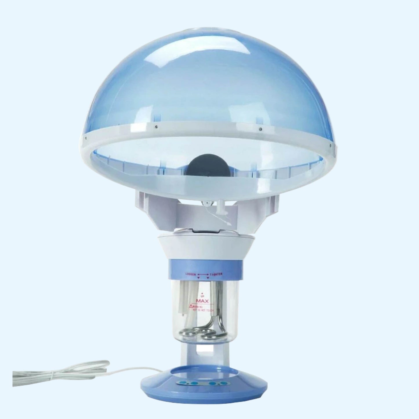 2 In 1 Facial and Hair Steamer Face Skin Portable Table Top Steam Ozone Machine