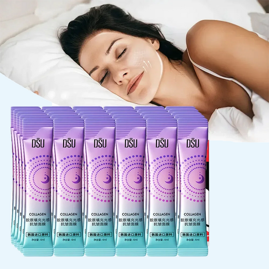 30pcs Anti Wrinkle Sleeping Facial Masks Moisturizing Firming Collagen Masks