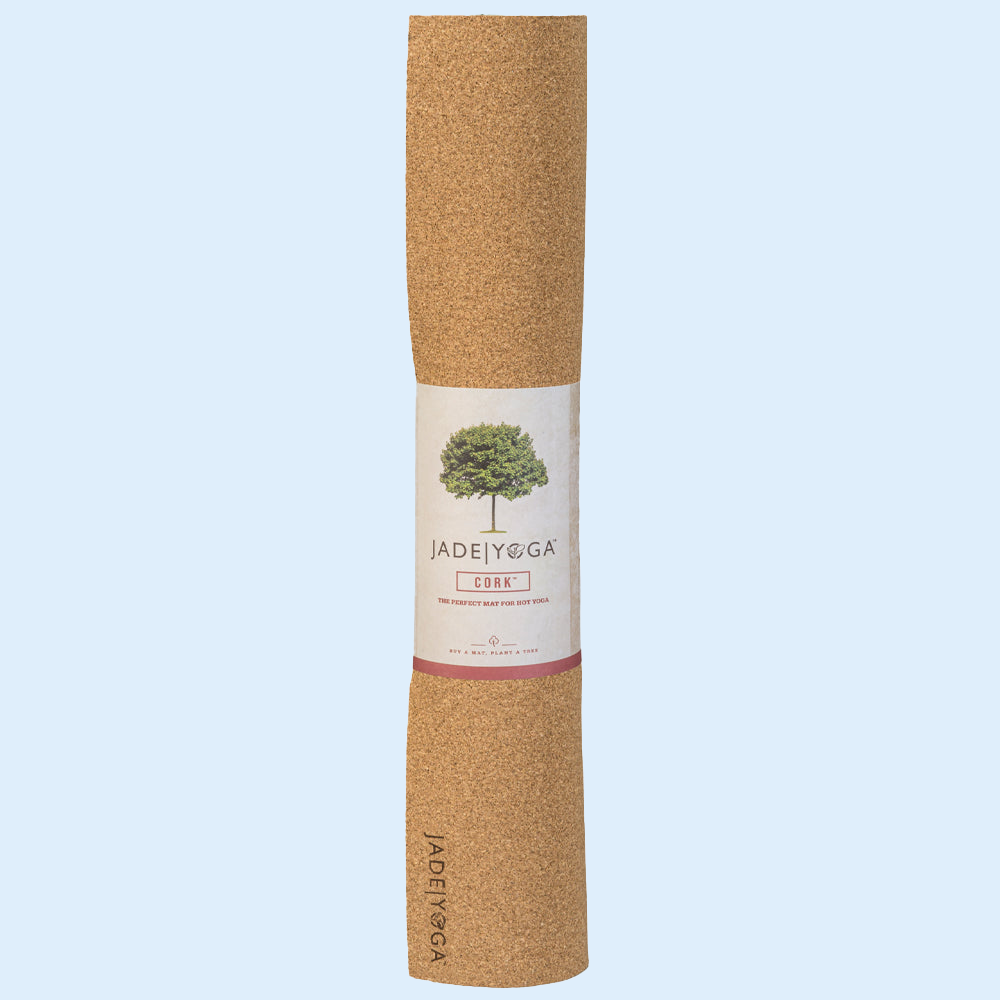 Jade Yoga Cork Yoga Mat | Now available at Allicco