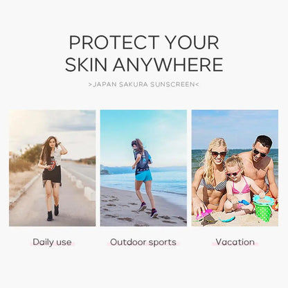 Facial Body sakura Sunscreen Whitening Sun Cream 30g Sunblock Skin Protective Cream Anti-Aging Oil-control Moisturizing SPF 50