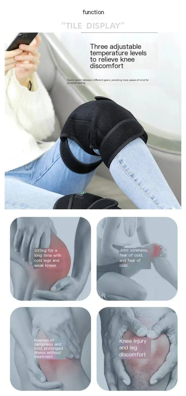 Heated Comfort Knee Sleeves